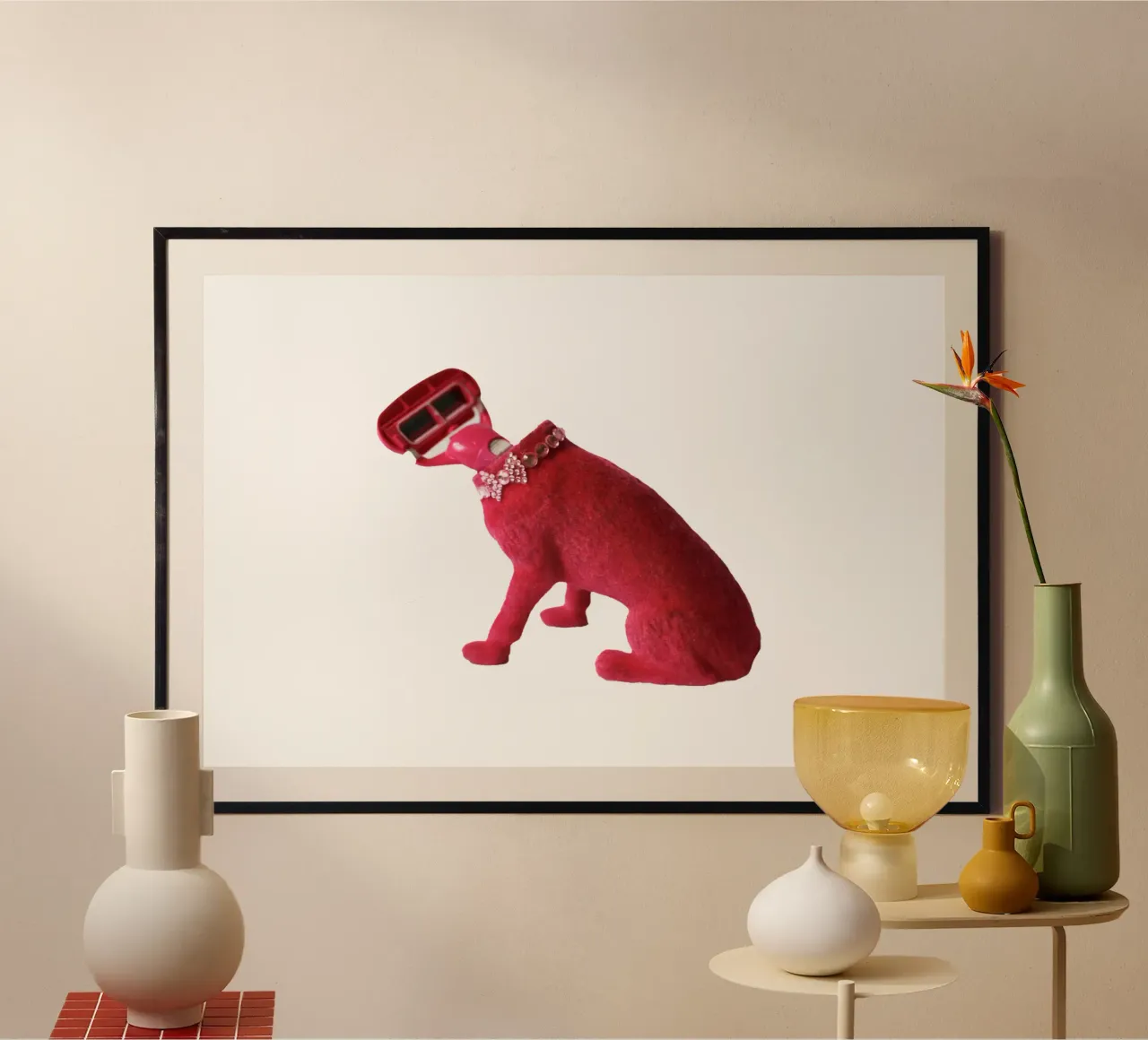 Rasorhead poster avec cadre en plastique de Trash is dada Official