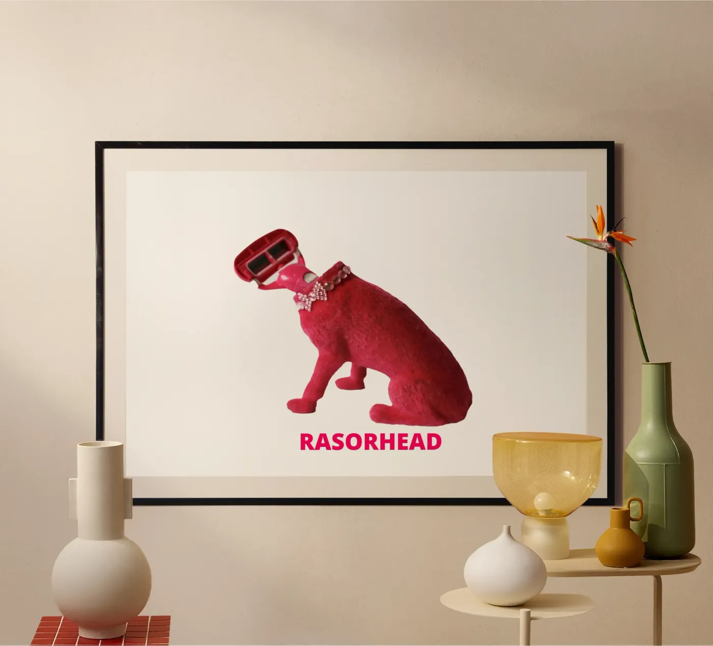 Rasorhead poster van Trash is dada Official