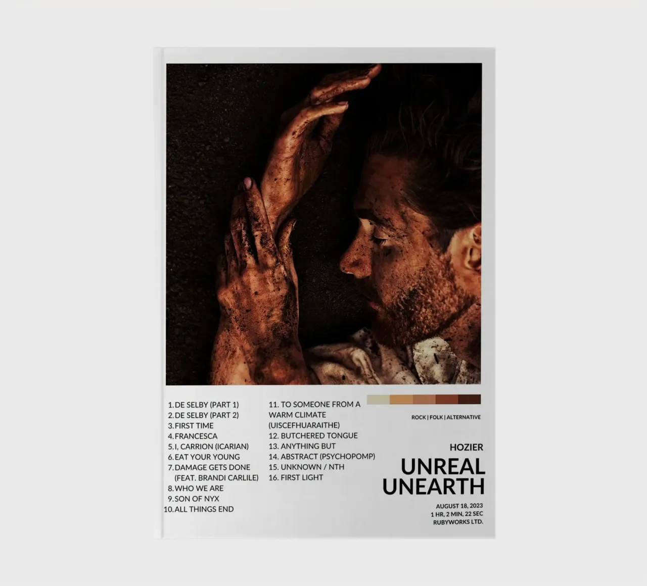Hozier Unreal Unearth notebook by Roronoa7
