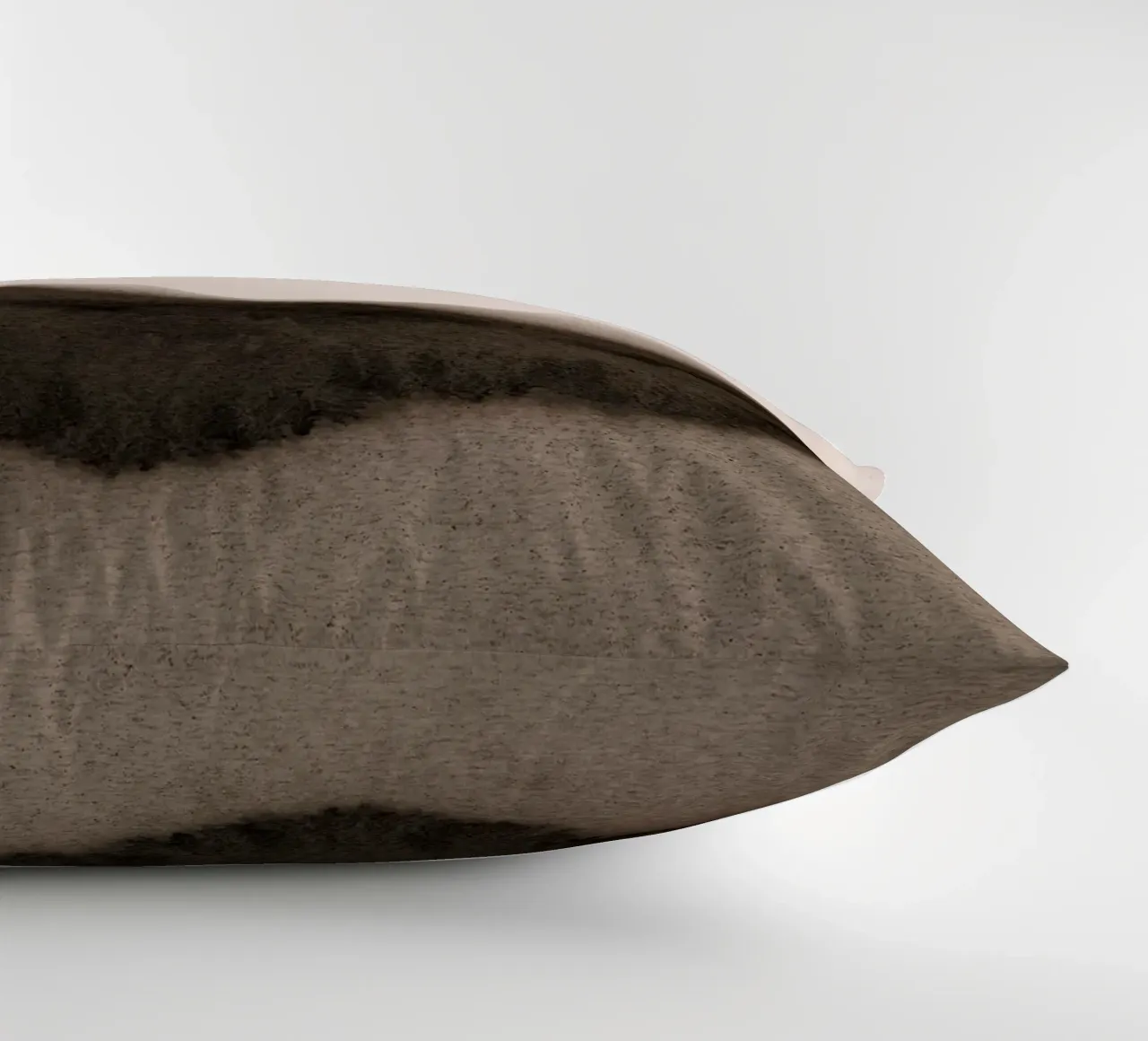 abstract moody landscape - brown kussen van IRIS LEHNHARDT FINE ART