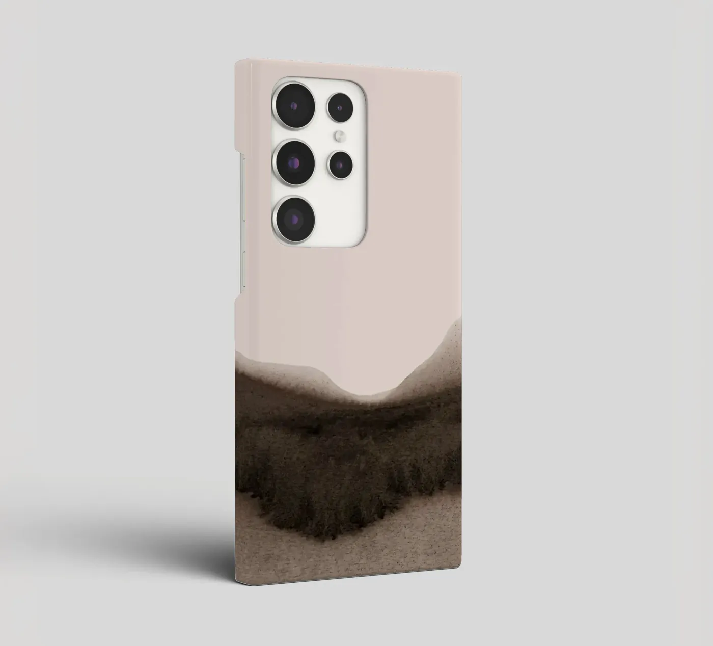 abstract moody landscape - brown coque samsung de IRIS LEHNHARDT FINE ART