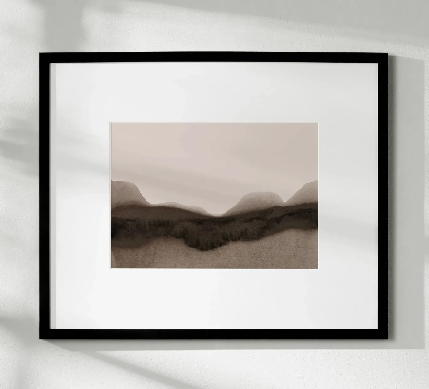 abstract moody landscape - brown hahnemühle de IRIS LEHNHARDT FINE ART