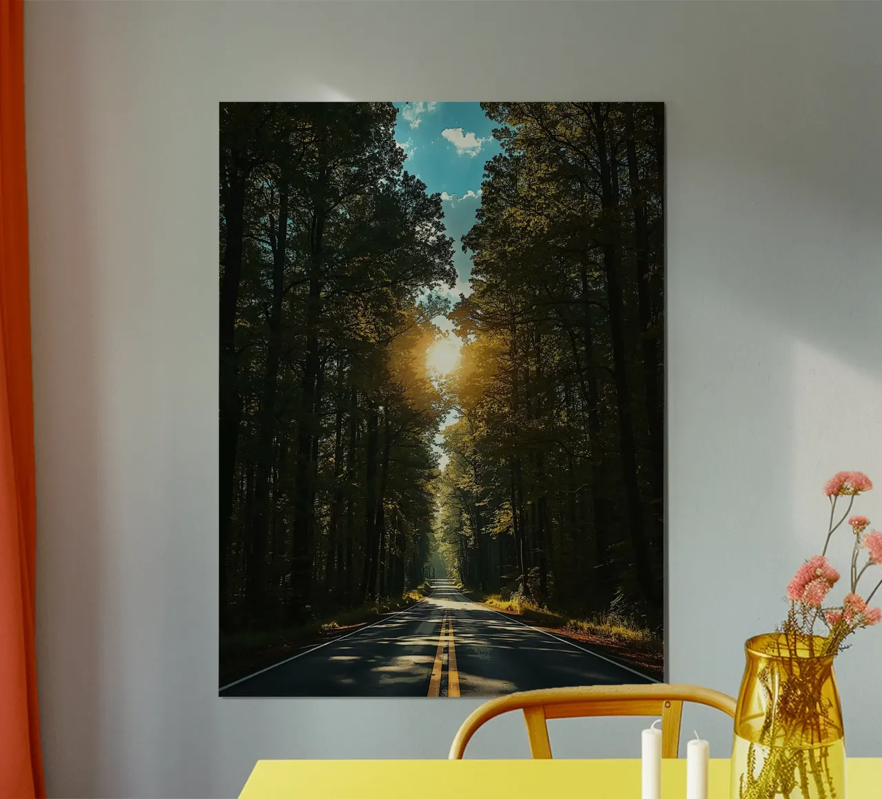 Sonnenschein-Reise durch den Wald Hahnemühle von van hellen