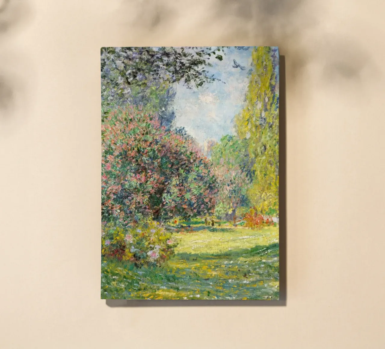 The Parc Monceau (1876) by Claude Monet notebook by Classic Art Prints