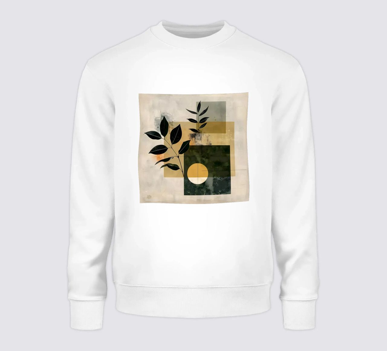 Geométrica mínima con botánica sudadera de LaylaOzHome