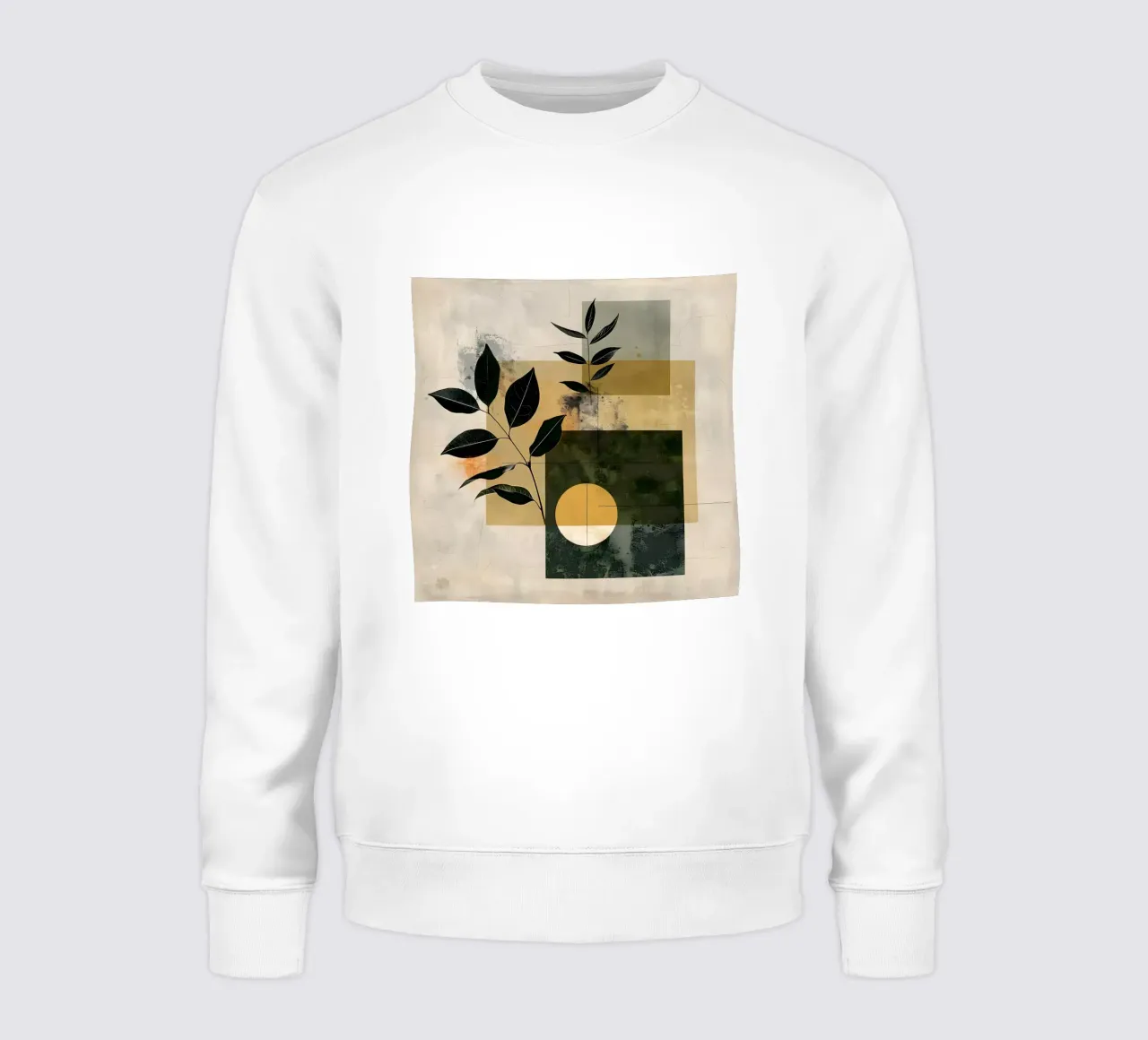 Minimal geometrical with botany sweatshirt by LaylaOzHome