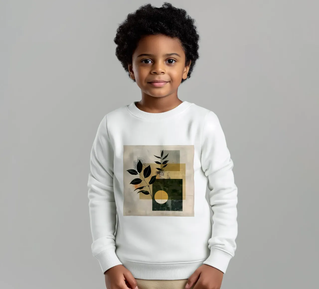 Geometria minimale con botanica felpa bambino da LaylaOzHome