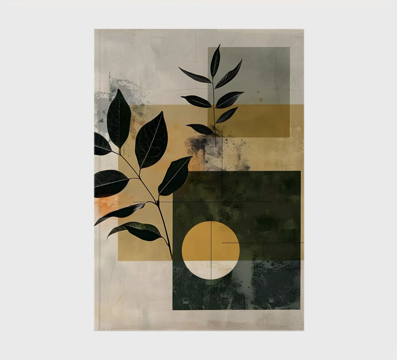 Minimal geometrical with botany notebook by LaylaOzHome