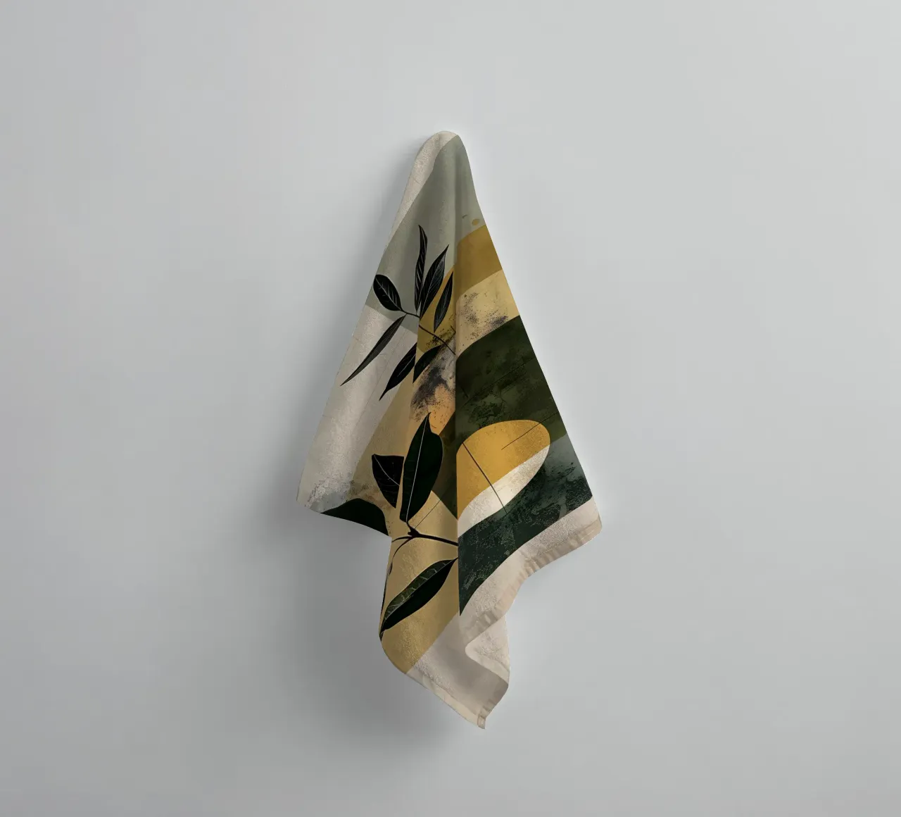 Minimal geometrical with botany towel by LaylaOzHome