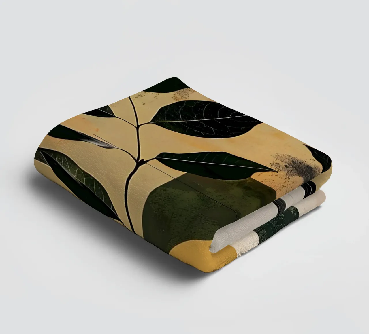 Minimal geometrical with botany towel by LaylaOzHome