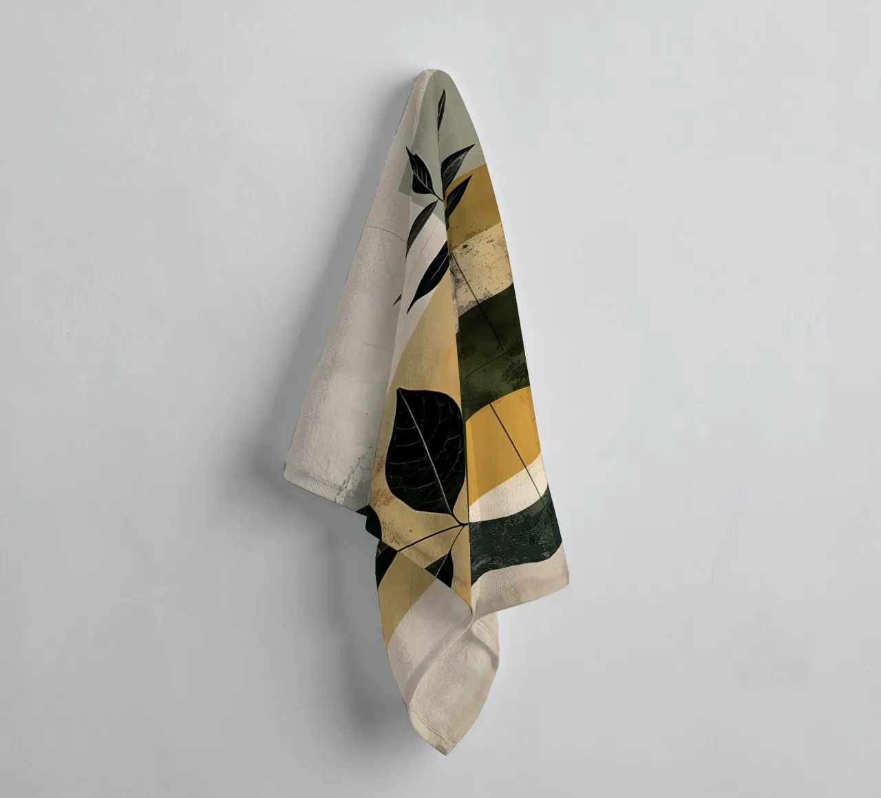 Minimal geometrical with botany towel by LaylaOzHome