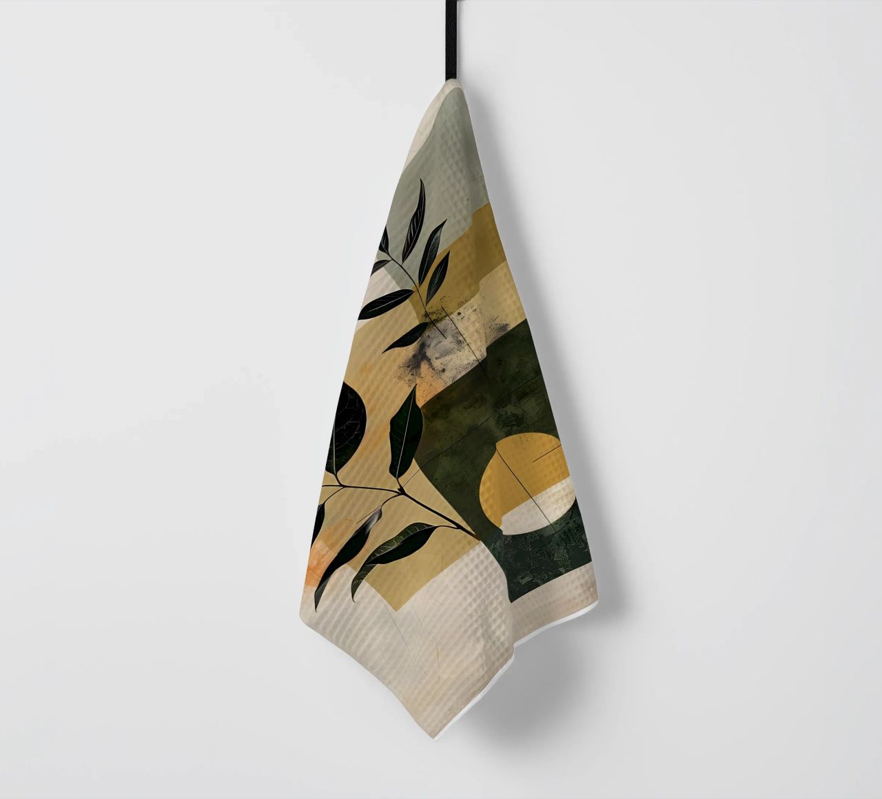 Minimal geometrisch mit Botanik Geschirrtuch von LaylaOzHome