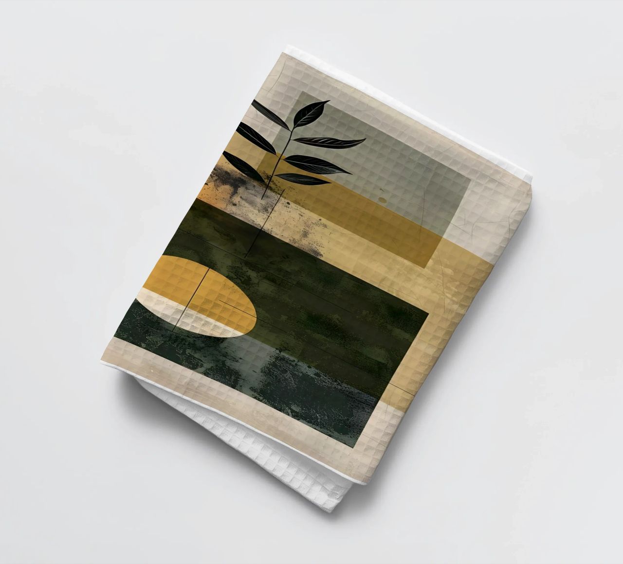Minimal geometrisch mit Botanik Geschirrtuch von LaylaOzHome