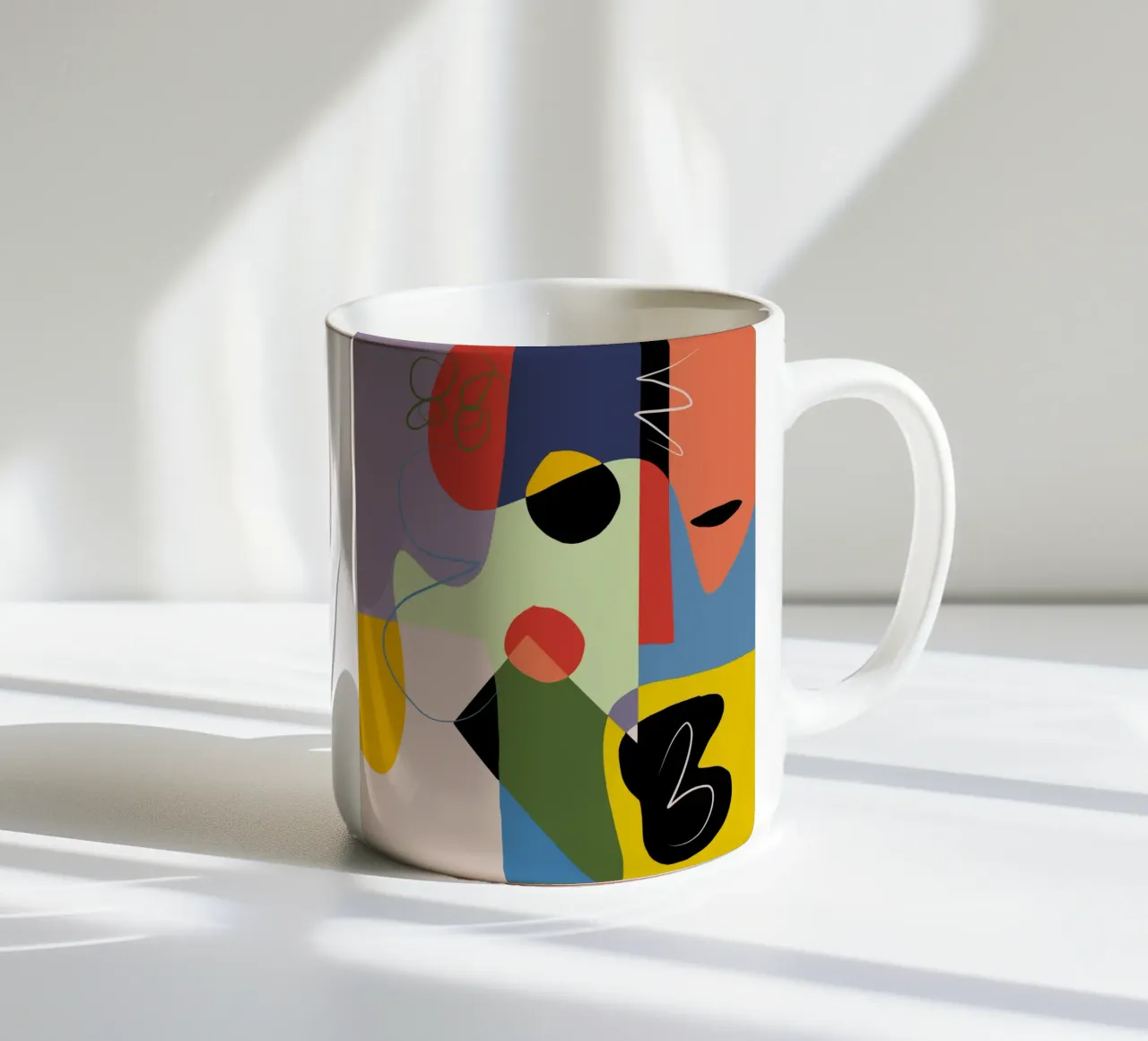 Piastrella di colore organico 03 tazza in ceramica da Little Dean