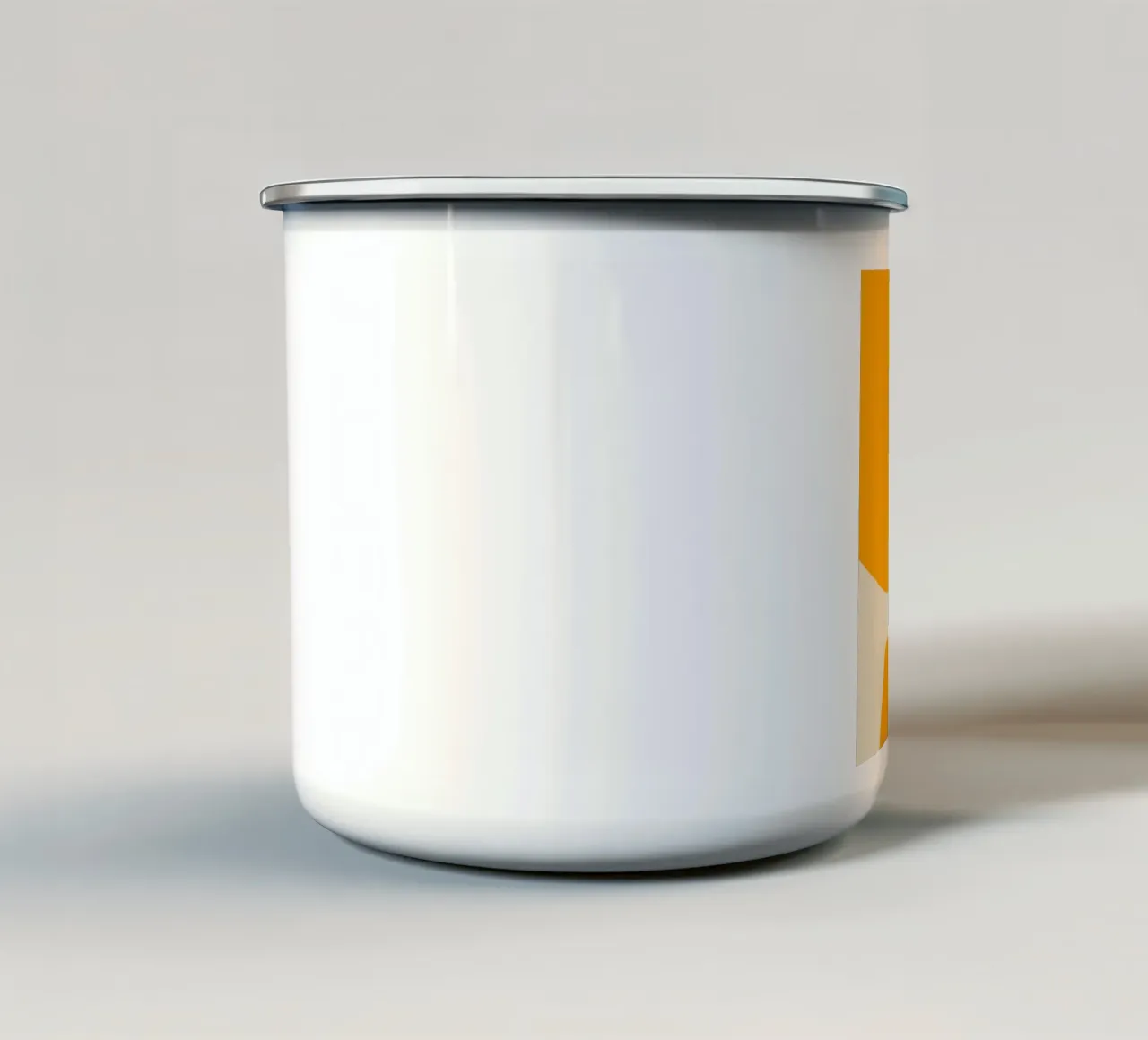 Taglio giallo tazza in smalto da Little Dean