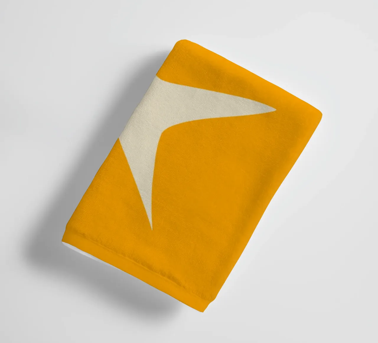 Découpe jaune serviette de bain de Little Dean