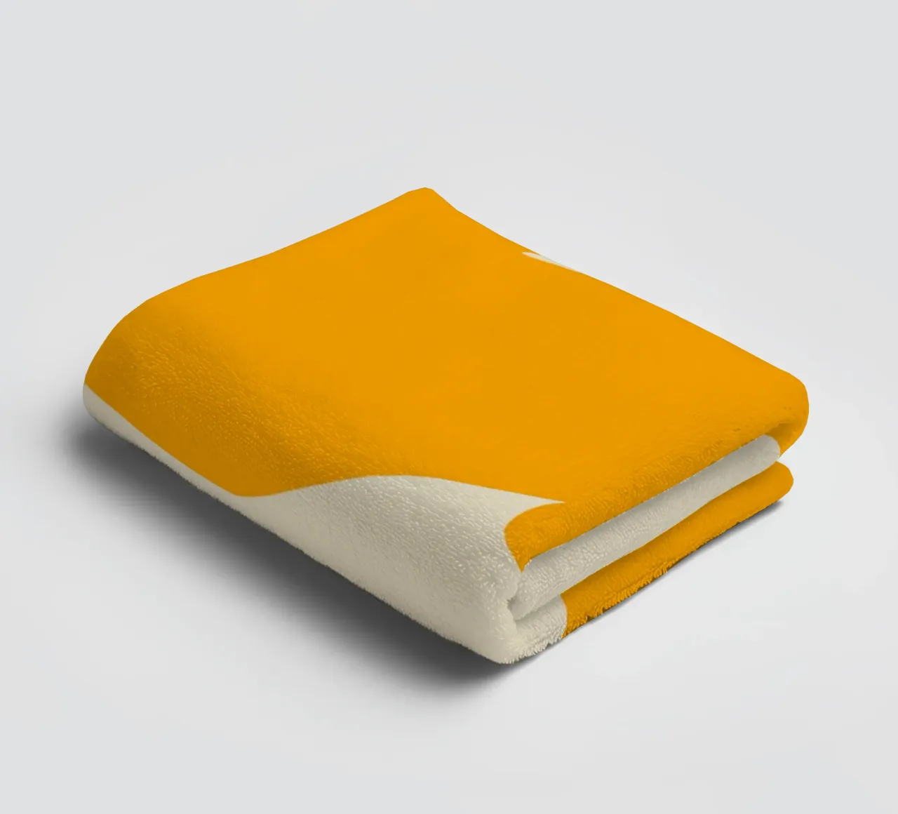 Découpe jaune serviette de bain de Little Dean