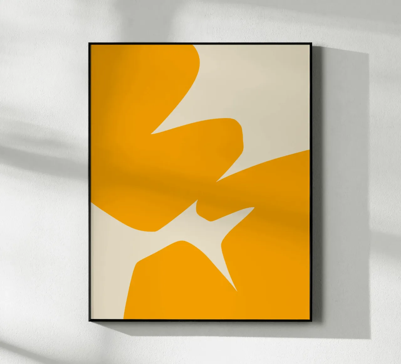 Geel uitgesneden acryl van Little Dean