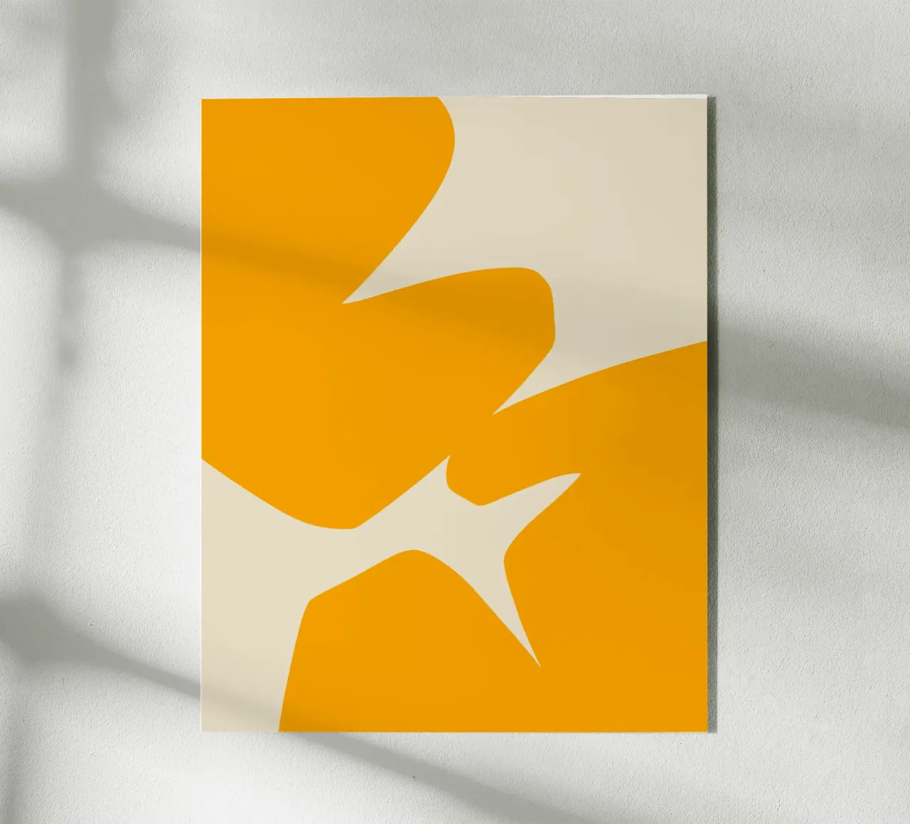 Geel uitgesneden acryl van Little Dean