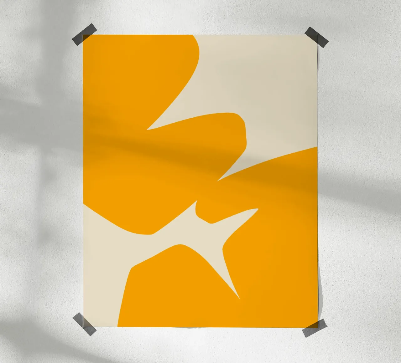 Découpe jaune hahnemühle de Little Dean