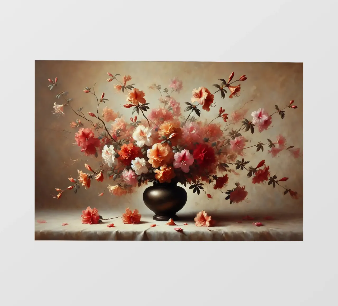 Bouquet di azalee vittoriane pellicola backlit da VintageBotanics
