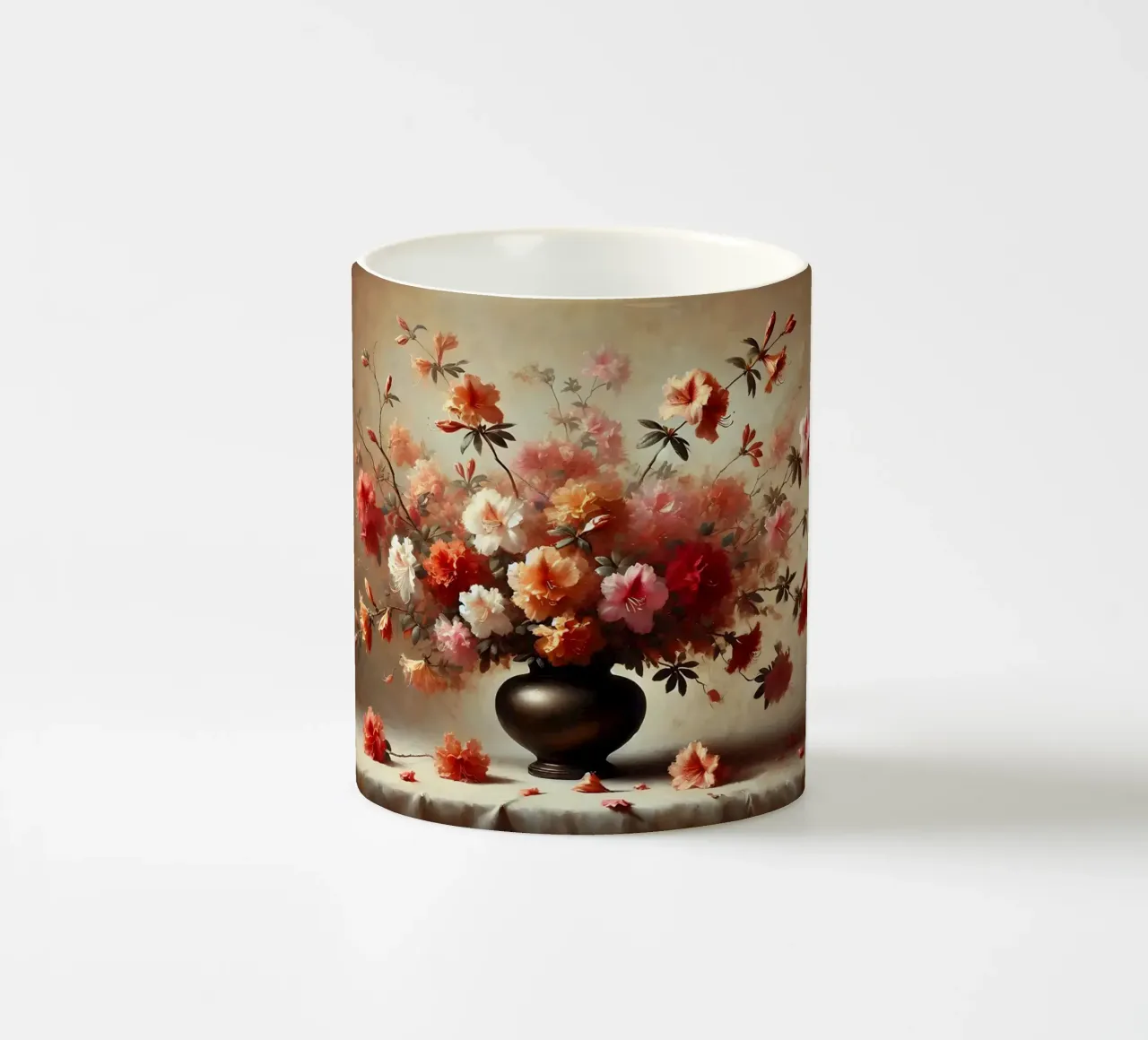Bouquet di azalee vittoriane tazza in ceramica da VintageBotanics