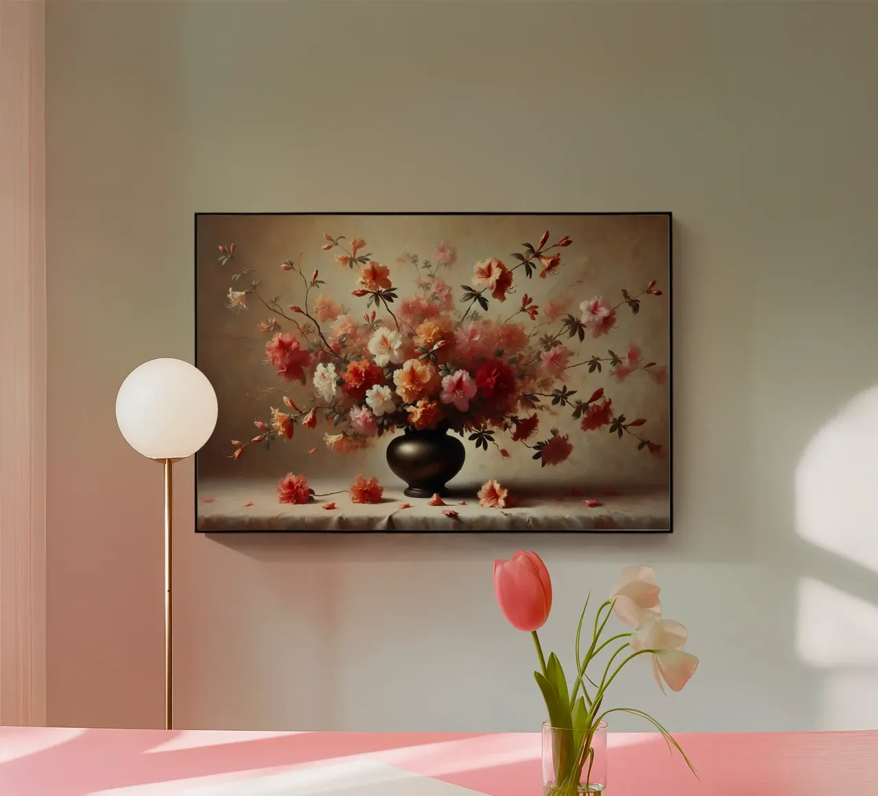 Bouquet di azalee vittoriane plexiglass da VintageBotanics