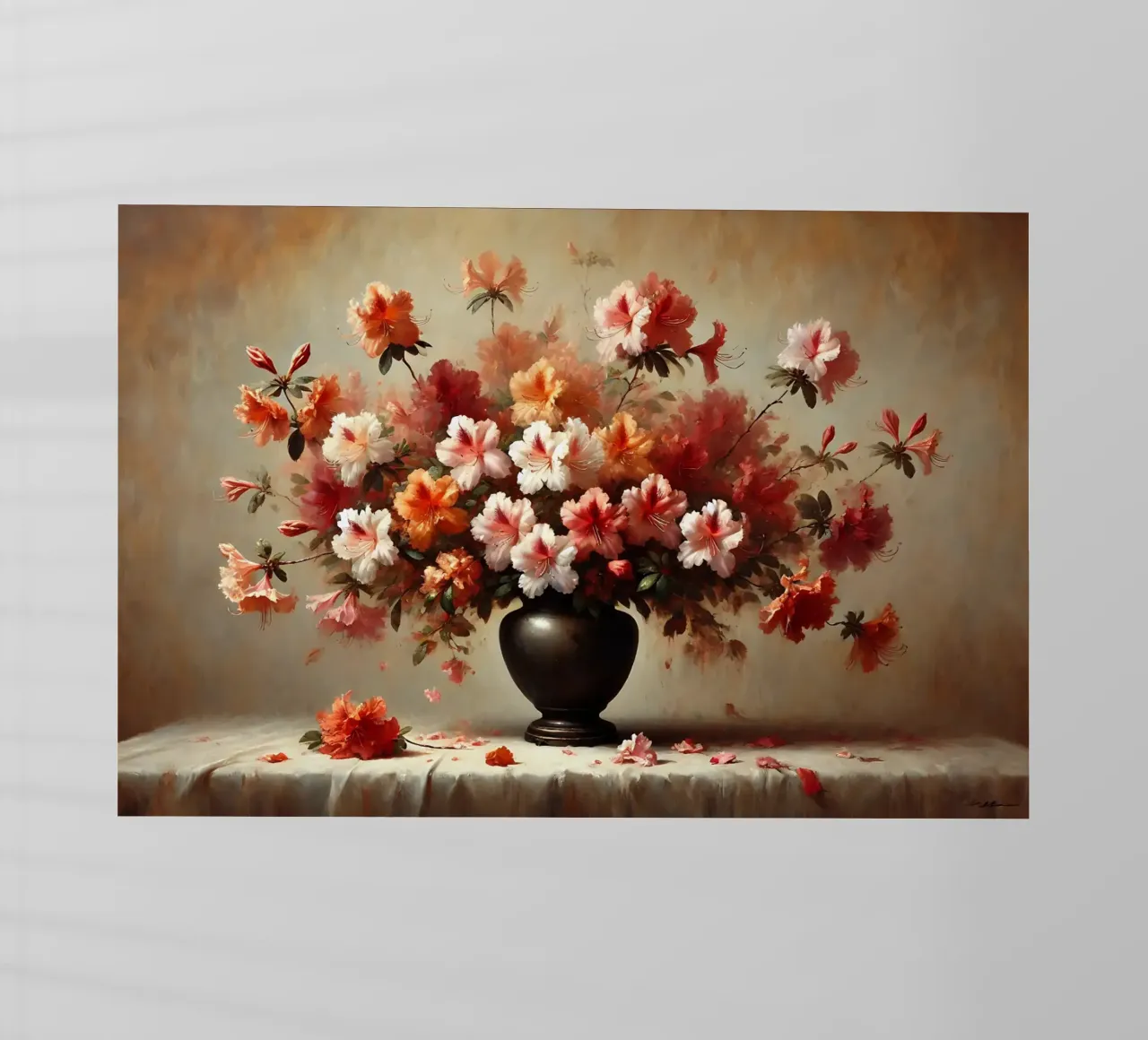 Bouquet di azalee vittoriane pellicola backlit da VintageBotanics