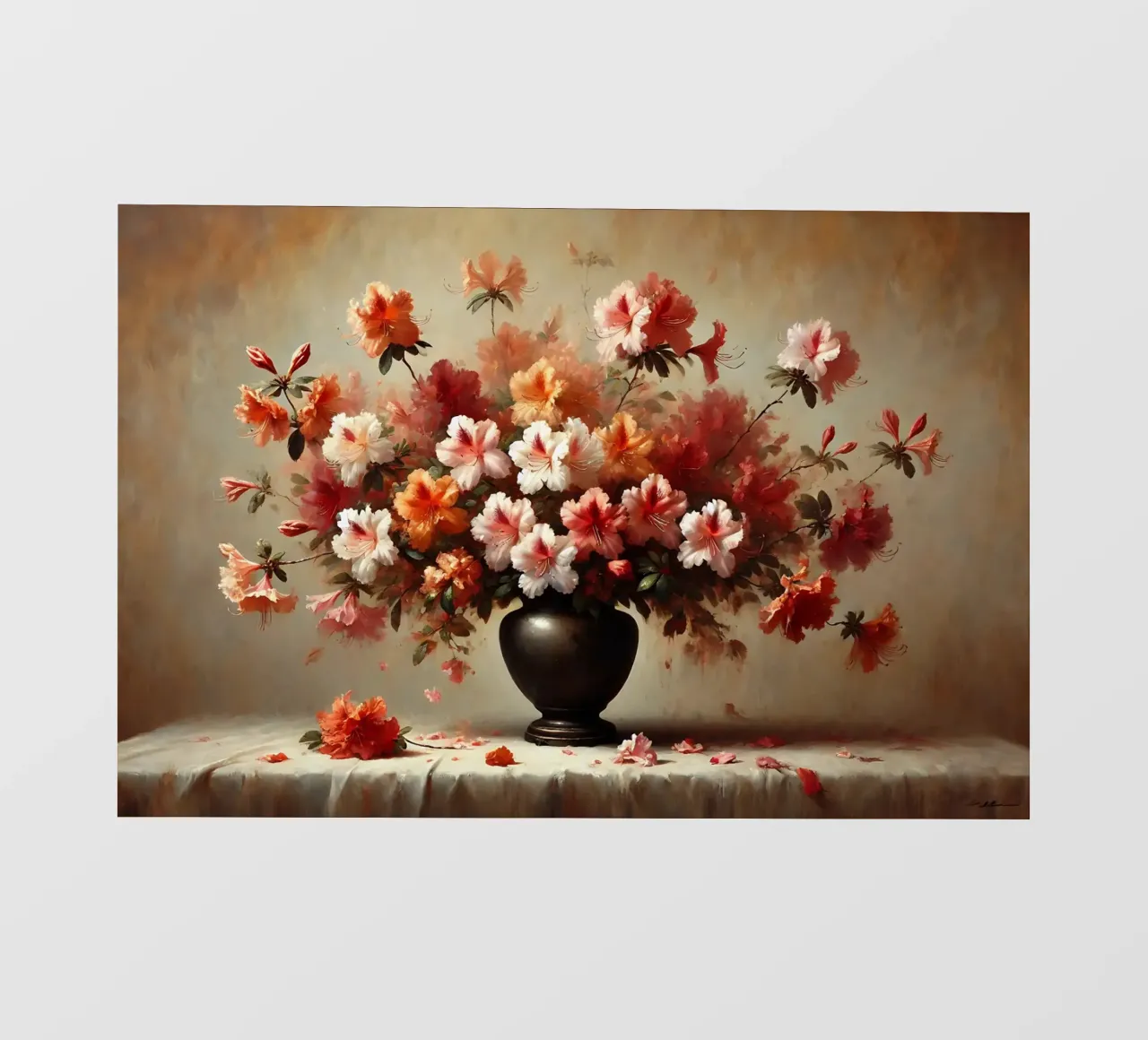 Bouquet di azalee vittoriane pellicola backlit da VintageBotanics