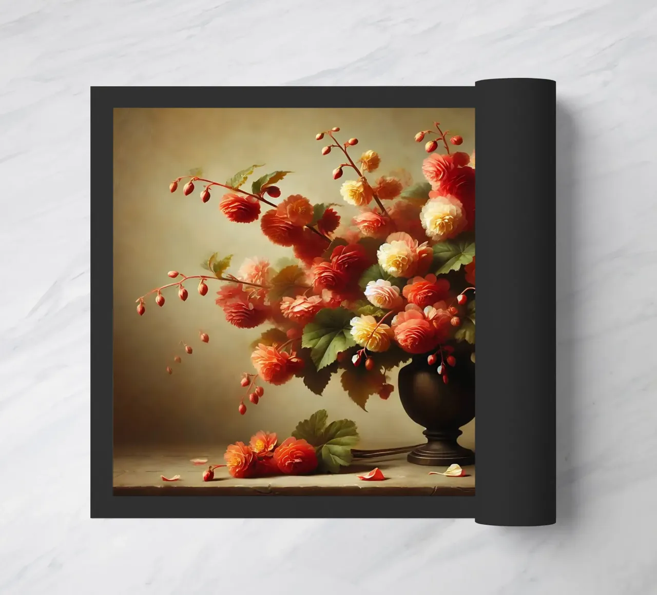 Bouquet di begonie vittoriane zerbino da VintageBotanics