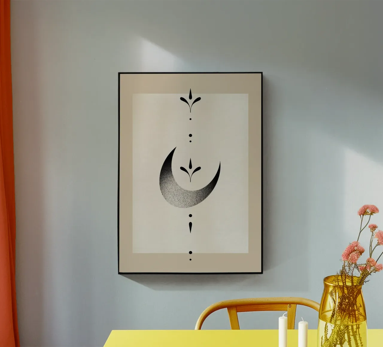 Ornamental Moon plexiglass da Filiz Sieben