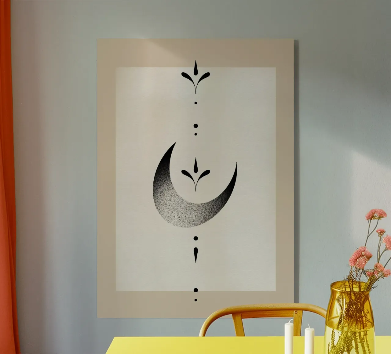 Ornamental Moon plexiglass da Filiz Sieben