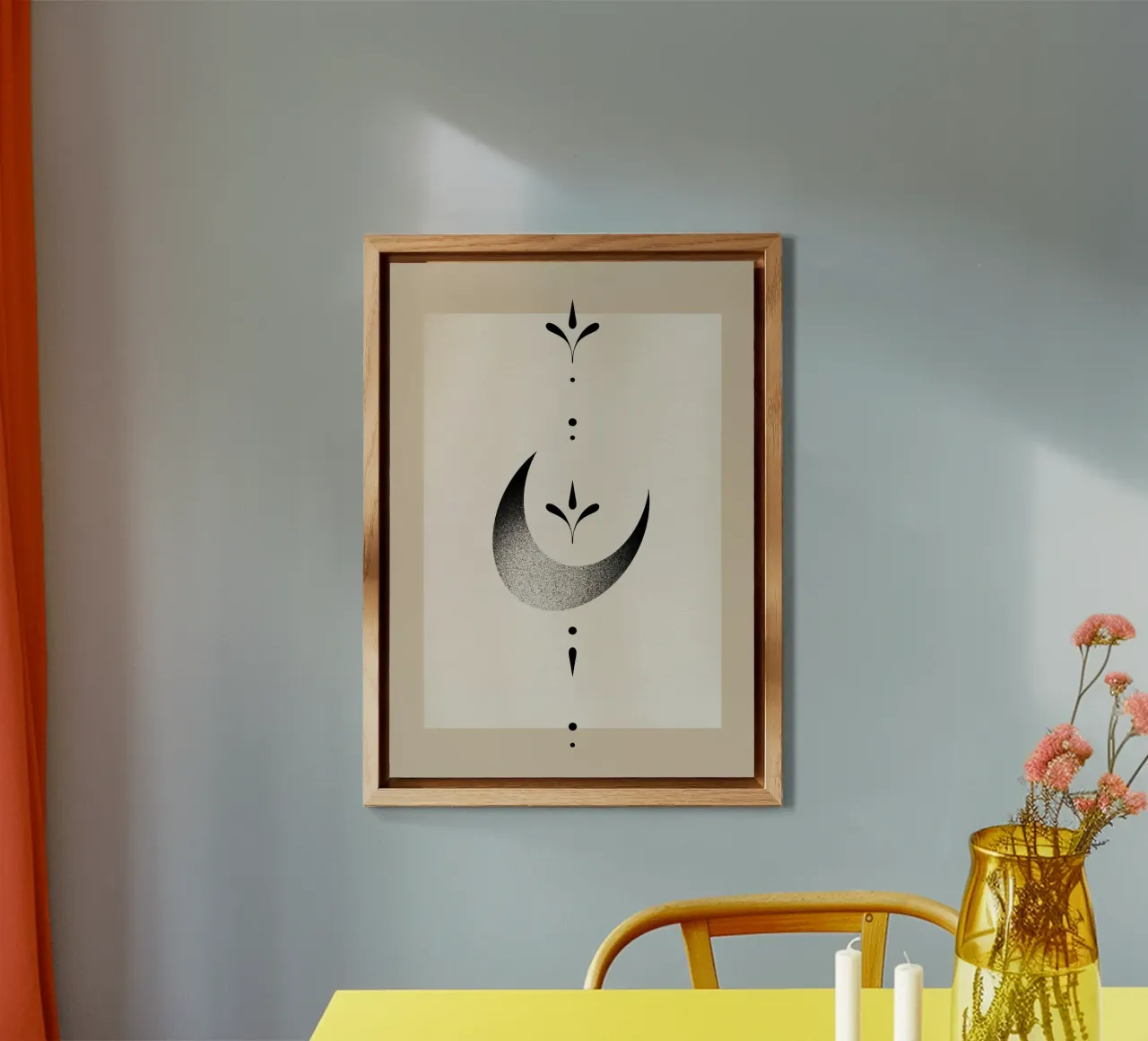 Ornamental Moon alluminio dibond da Filiz Sieben