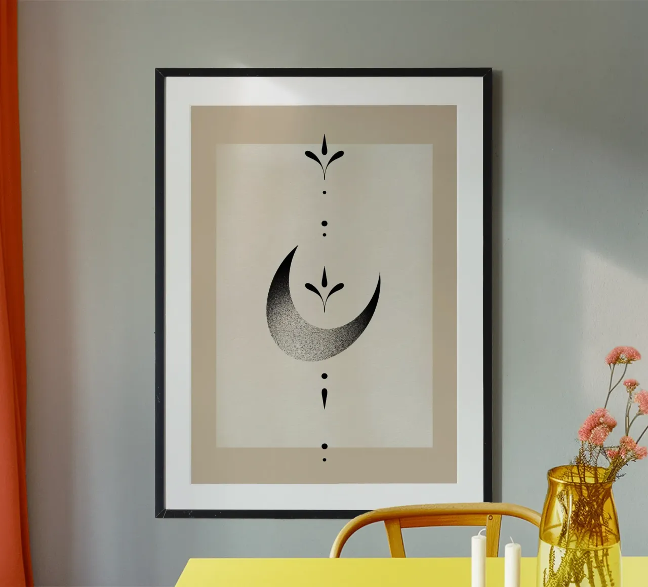 Ornamental Moon poster da Filiz Sieben