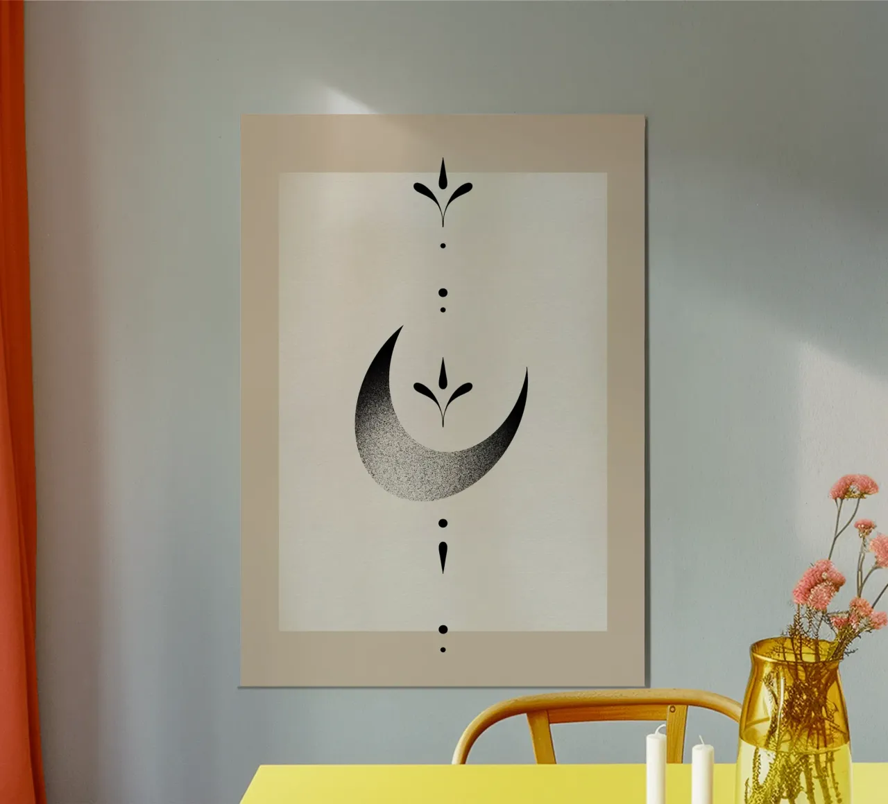 Ornamental Moon poster da Filiz Sieben