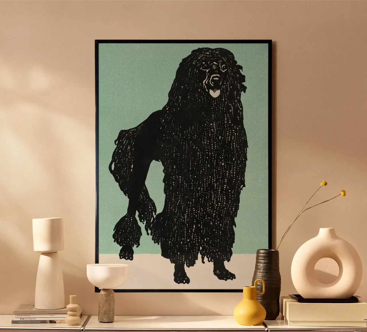 Poodle poster da vintageshop
