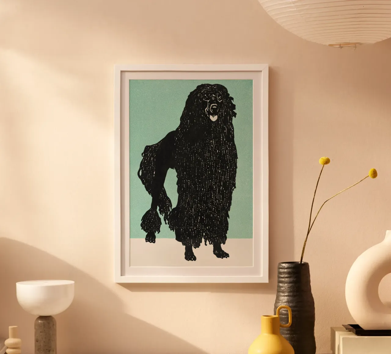 Poodle poster da vintageshop