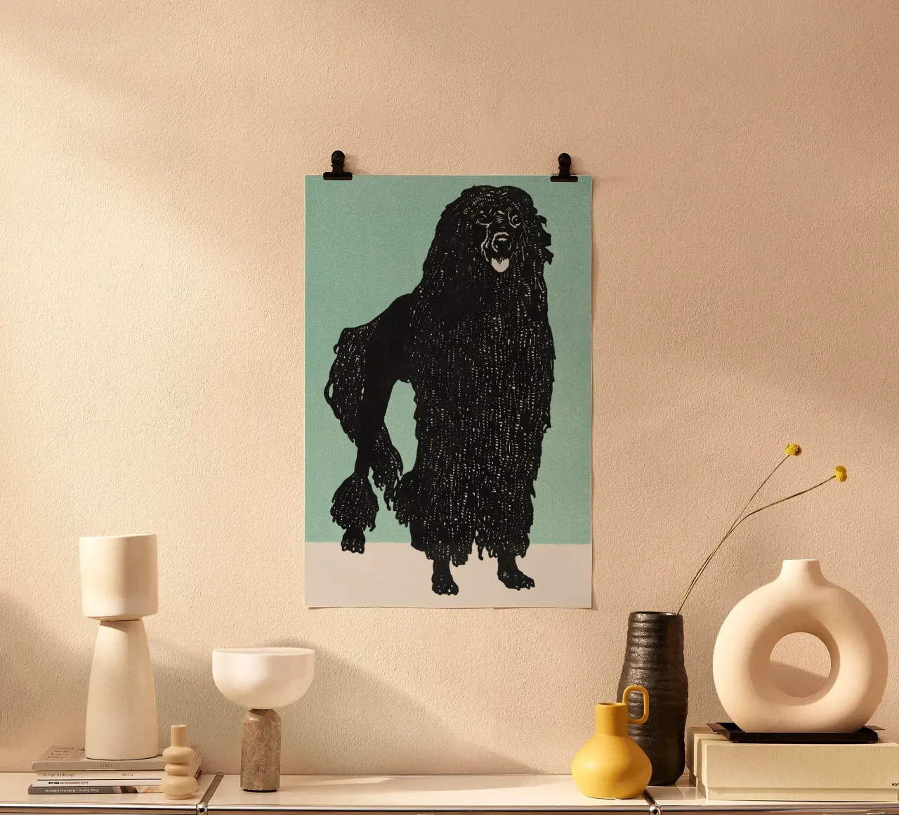 Poodle poster da vintageshop