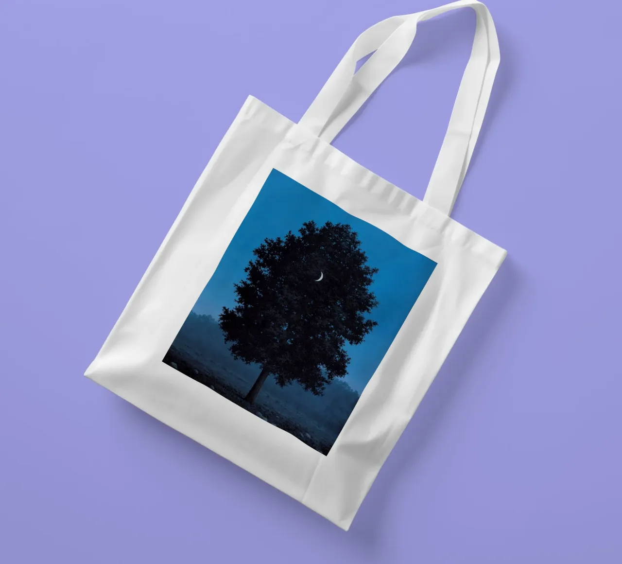 16 settembre Magritte borsa in juta da Classic Art Prints