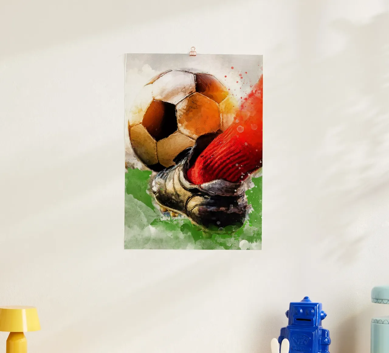 Giocatore di calcio sport art 6 poster da Justyna Jaszke JBJart