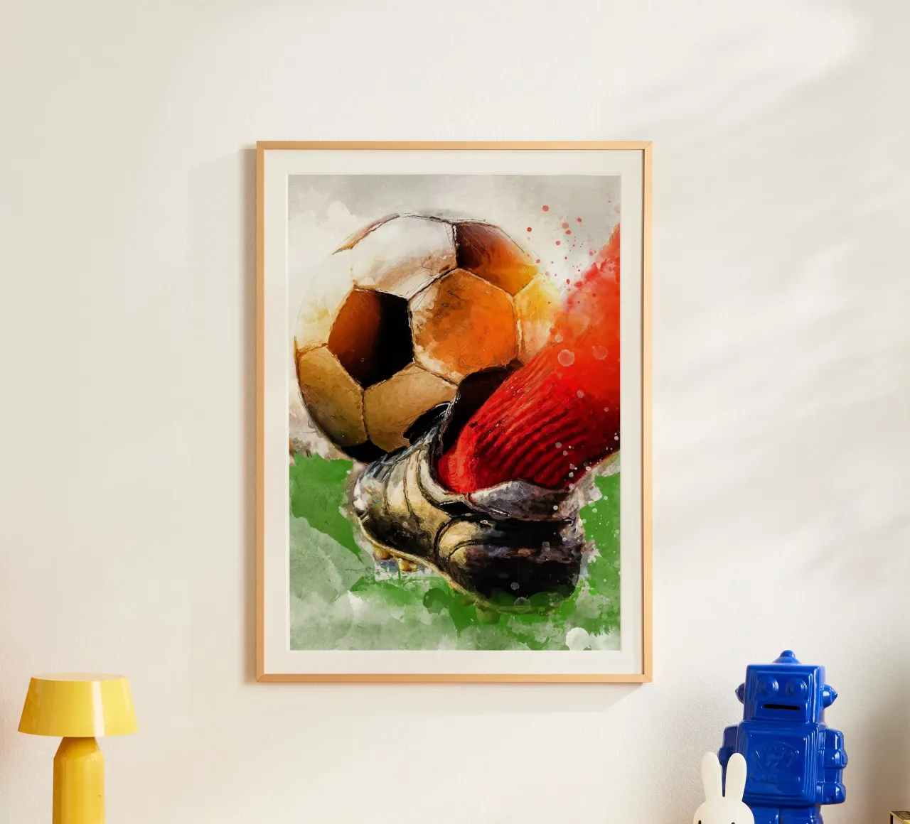 Giocatore di calcio sport art 6 poster da Justyna Jaszke JBJart