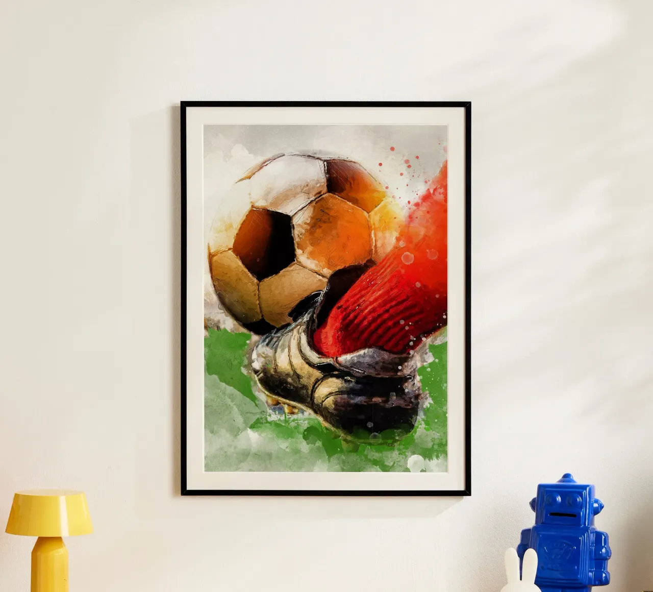 Giocatore di calcio sport art 6 poster da Justyna Jaszke JBJart