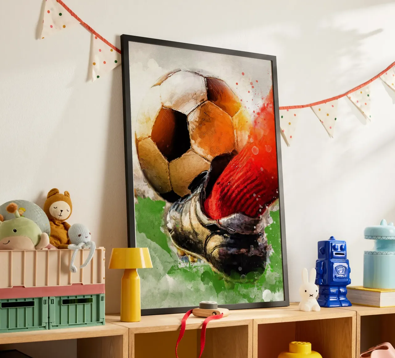 Giocatore di calcio sport art 6 poster da Justyna Jaszke JBJart