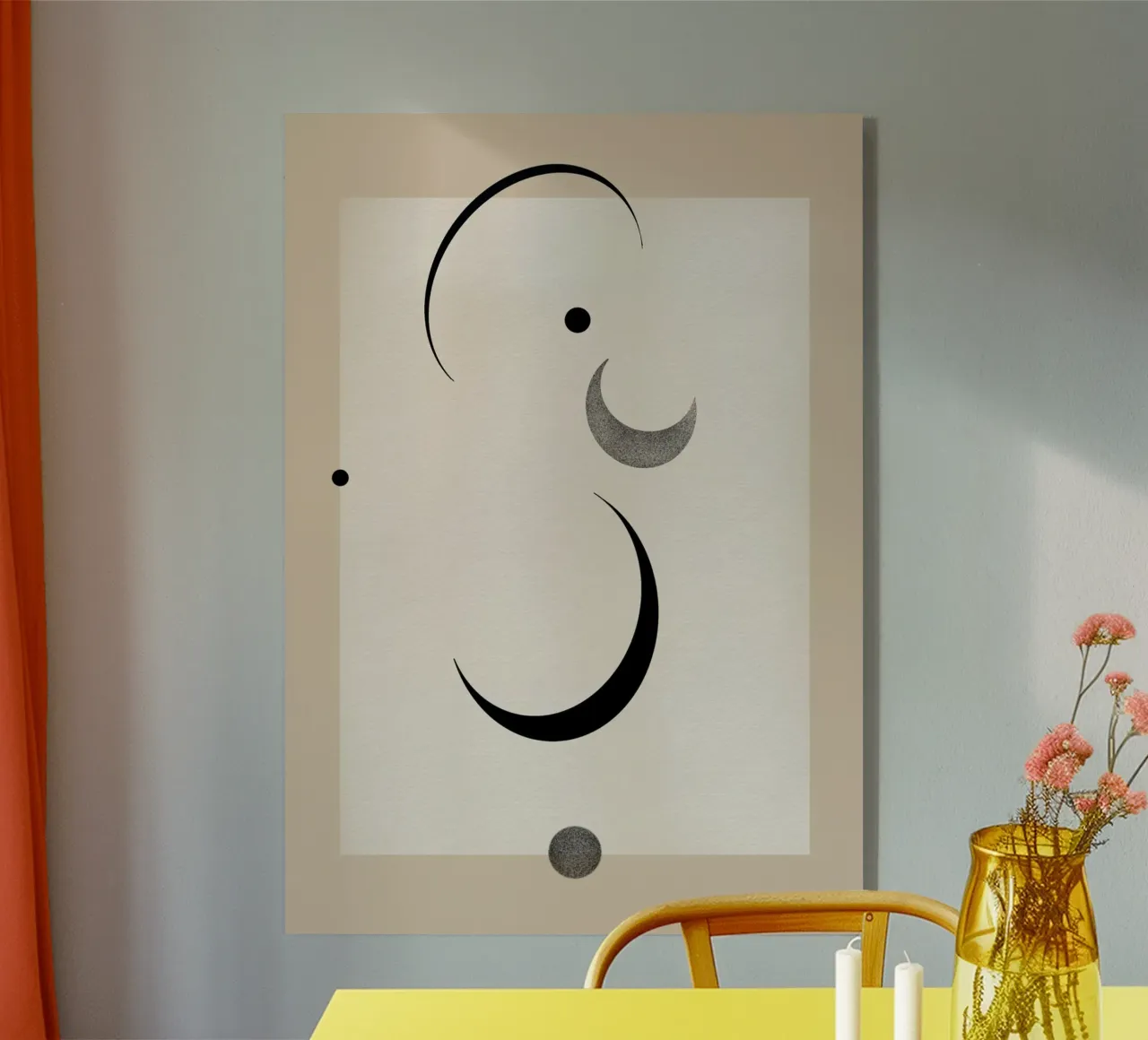 Falling Moon plexiglass da Filiz Sieben