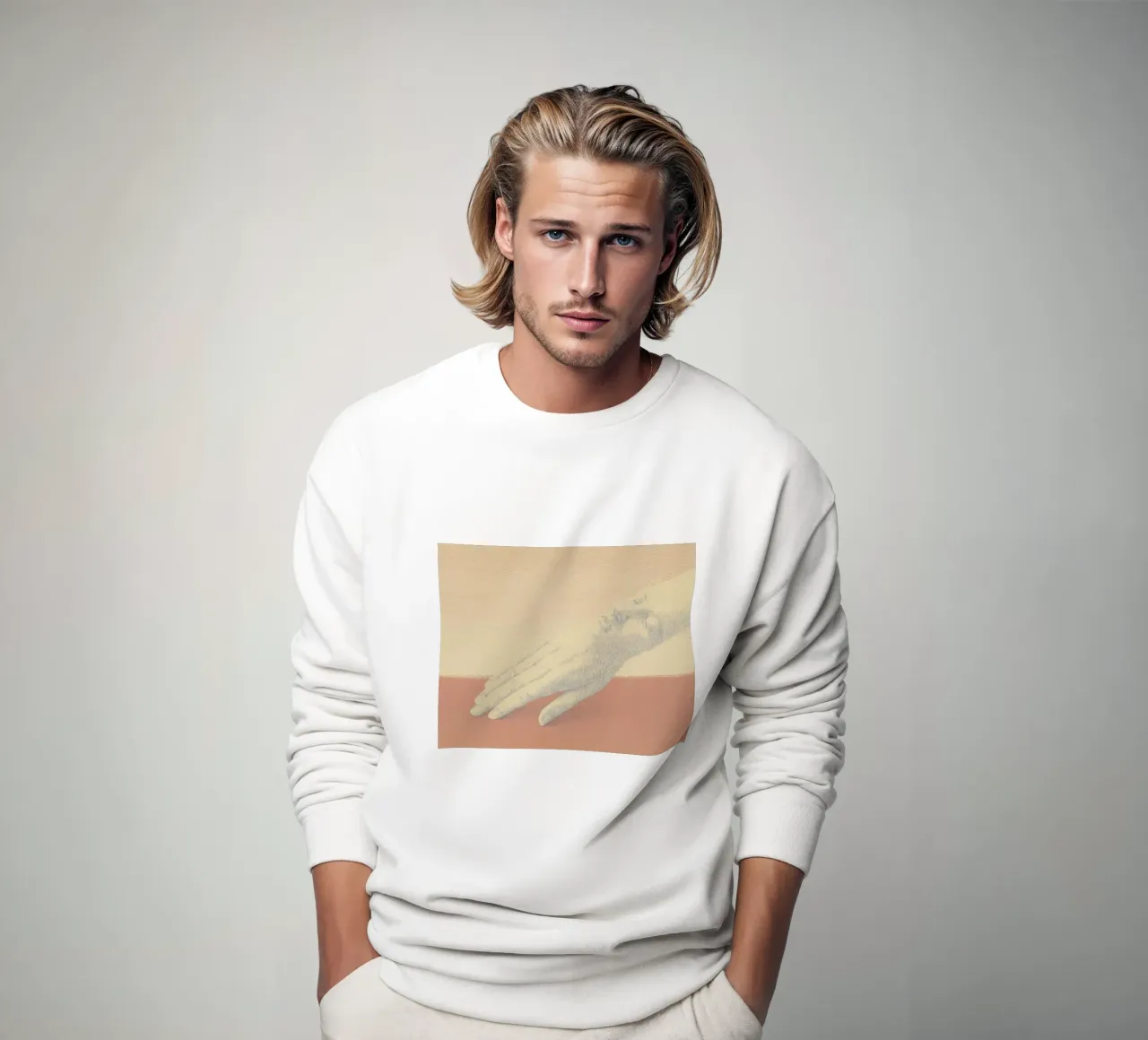 Magritte De indiscrete juwelen (Les bijoux indiscrets) 1963 sweatshirt van Classic Art Prints