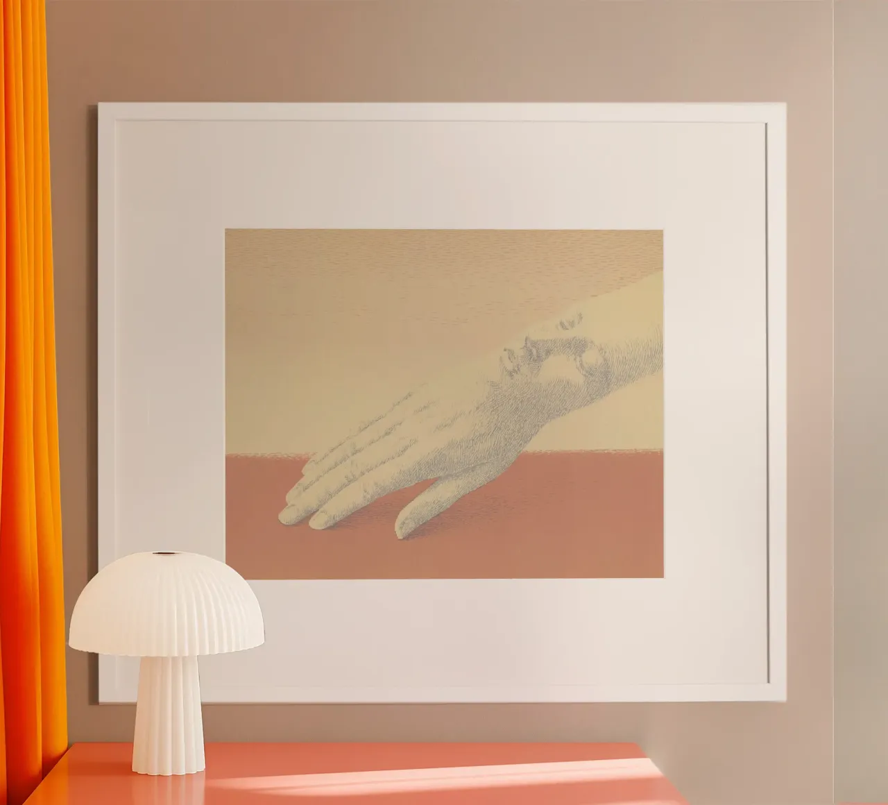 Magritte Las joyas indiscretas (Les bijoux indiscrets) 1963 poster de Classic Art Prints