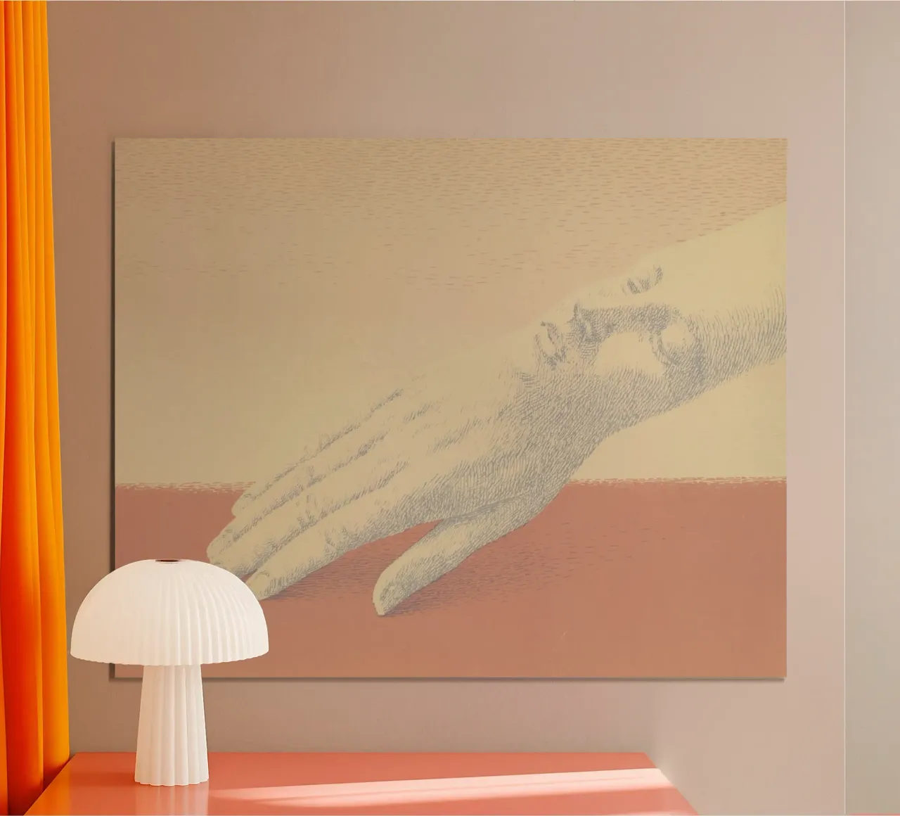 Magritte Las joyas indiscretas (Les bijoux indiscrets) 1963 poster de Classic Art Prints
