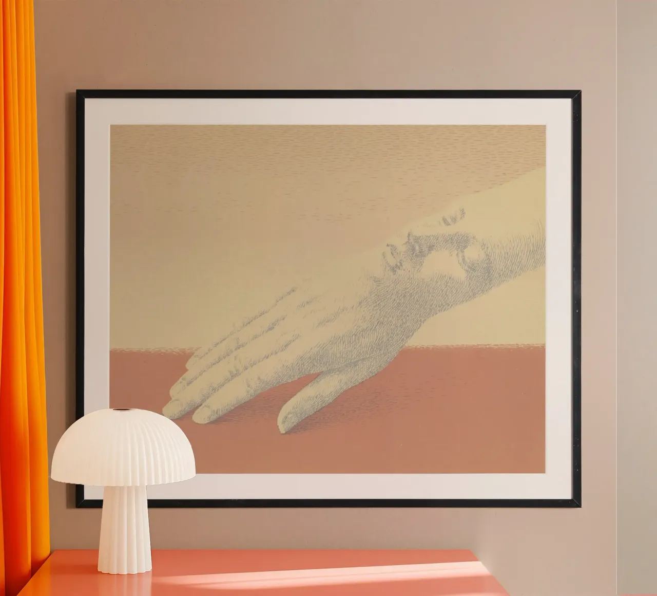 Magritte Las joyas indiscretas (Les bijoux indiscrets) 1963 poster de Classic Art Prints