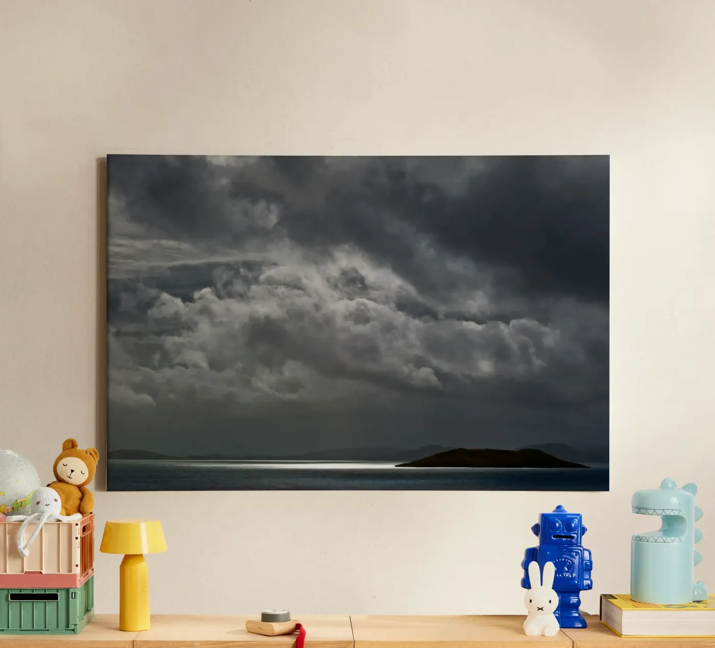 Cloudy Island tela da Nur Mut