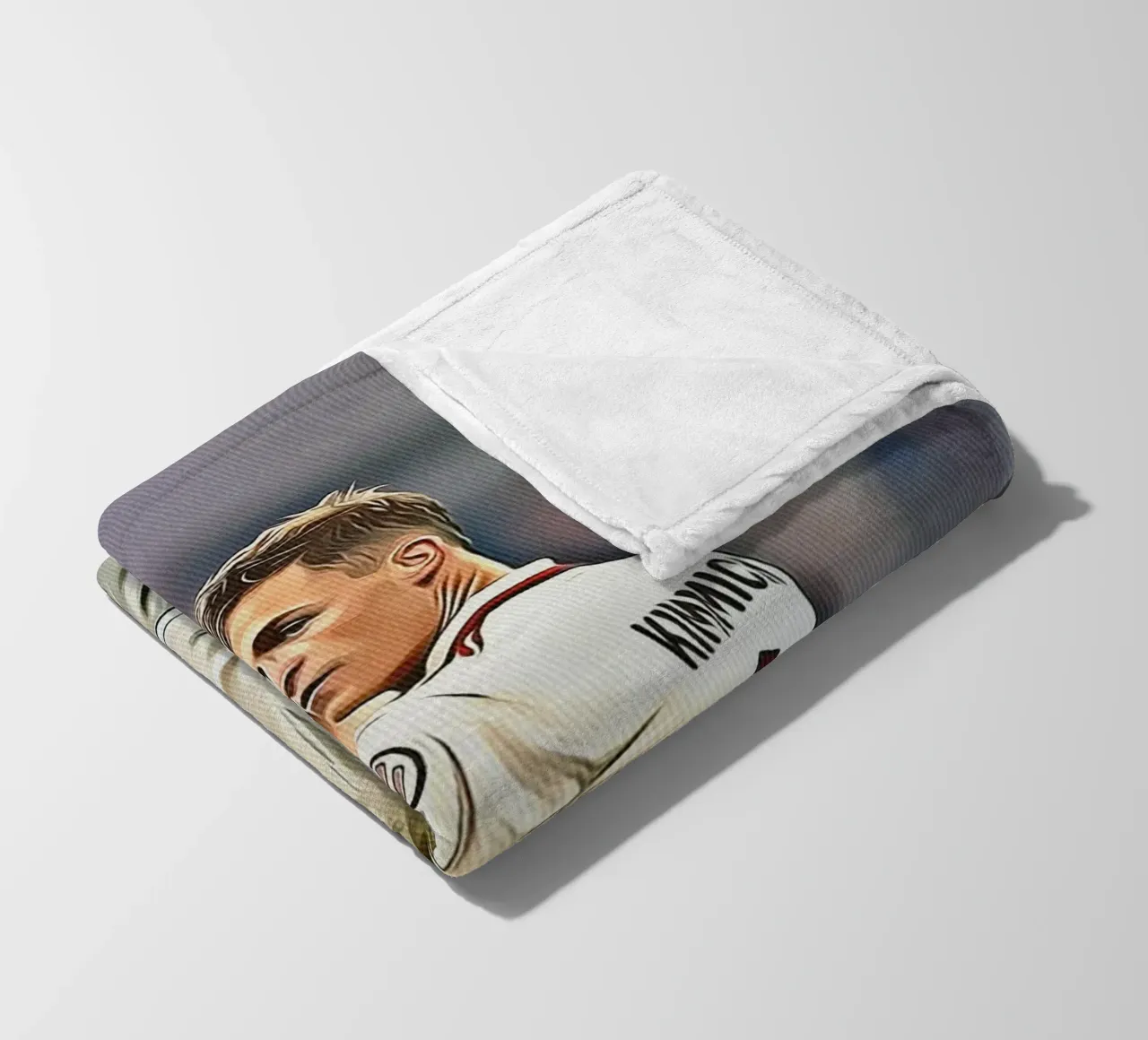 Poster celebrativo della squadra tedesca numero 6 di Joshua Kimmich coperta in pile da ArdanART